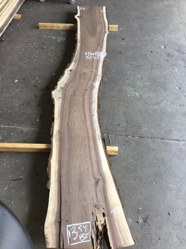 Black walnut slab #BW15219