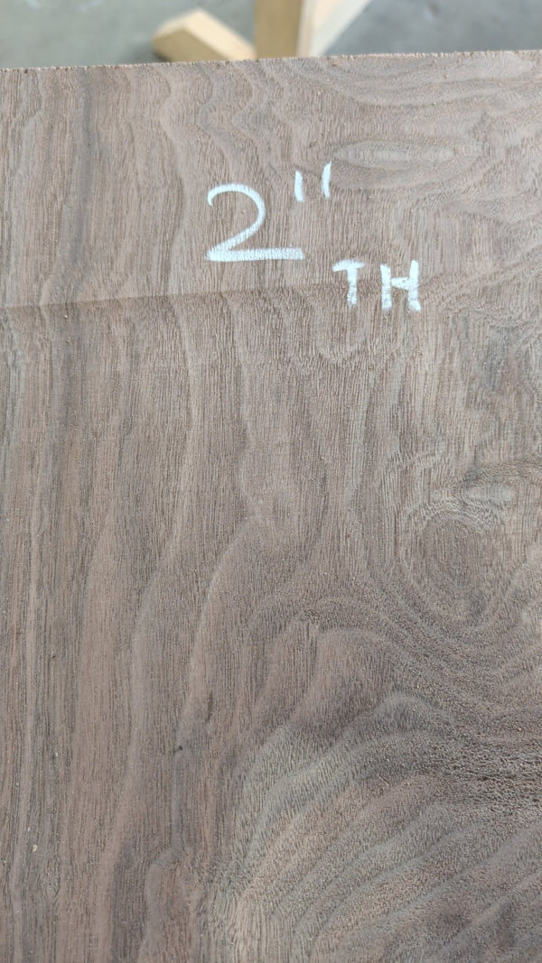 Black Walnut Live Edge Slab #BW10, 19.5 BF, 78 in. Long