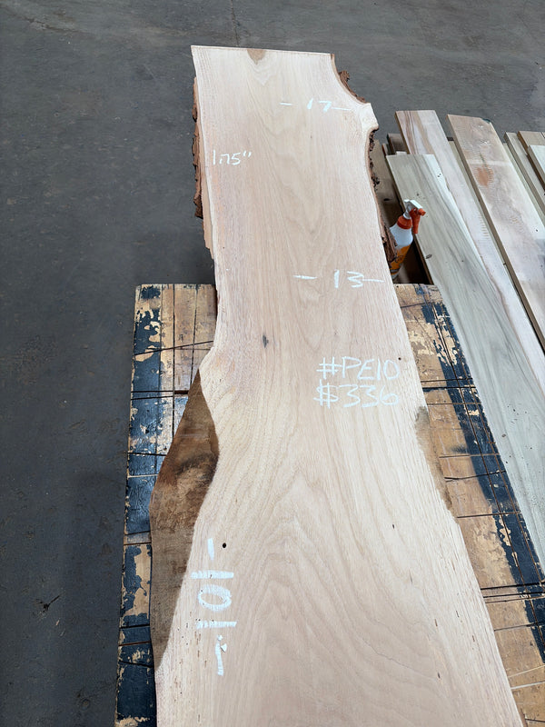 Pecan Hardwood Slab #PE10 – 18.7 BF, 101" Long