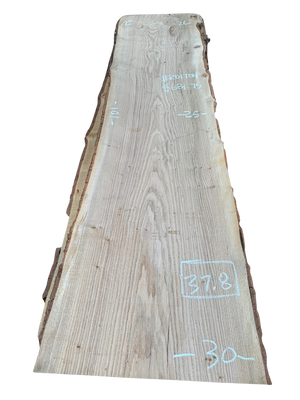 red oak live edge slab #RO1704