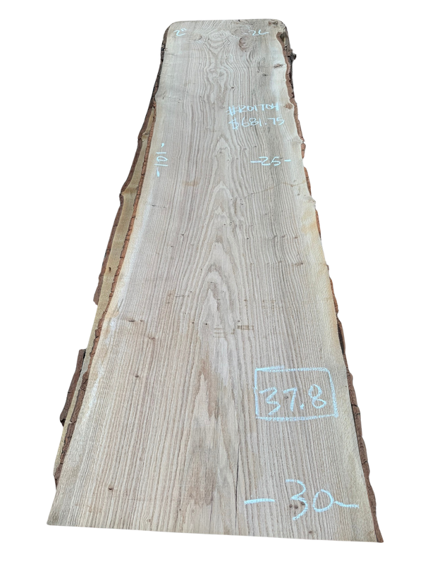 red oak live edge slab #RO1704