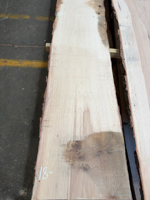 pecan hardwood slab #PE09, full view