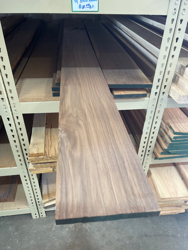 4/4 Black Walnut FAS