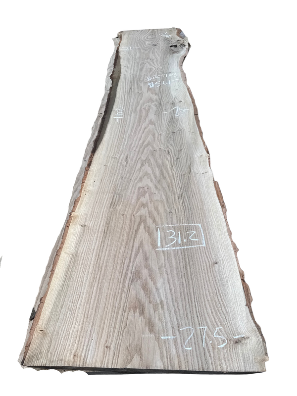 red oak live edge slab #RO1703