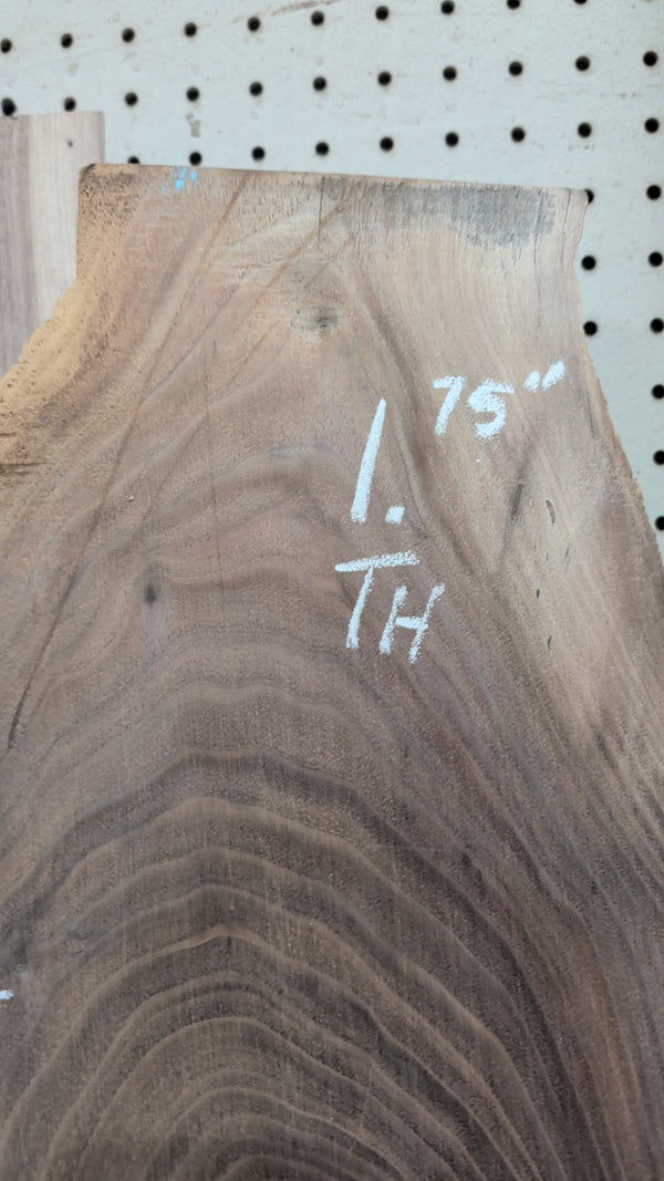 Black Walnut Live Edge Slab #BW46, 12.6 BF, 83 in. Long
