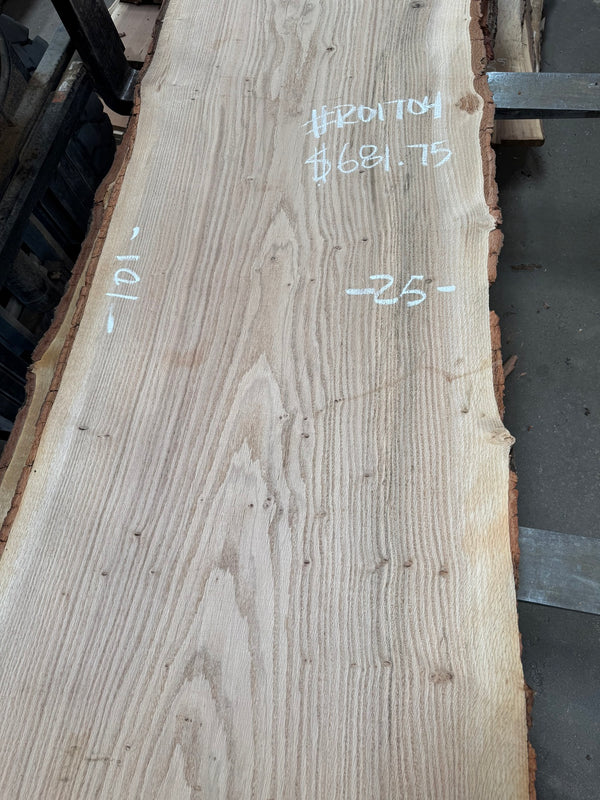 Red Oak live edge slab RO1704 - photo 2