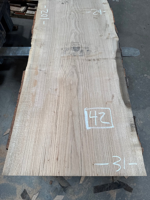 Red Oak live edge slab RO1705 - photo 2