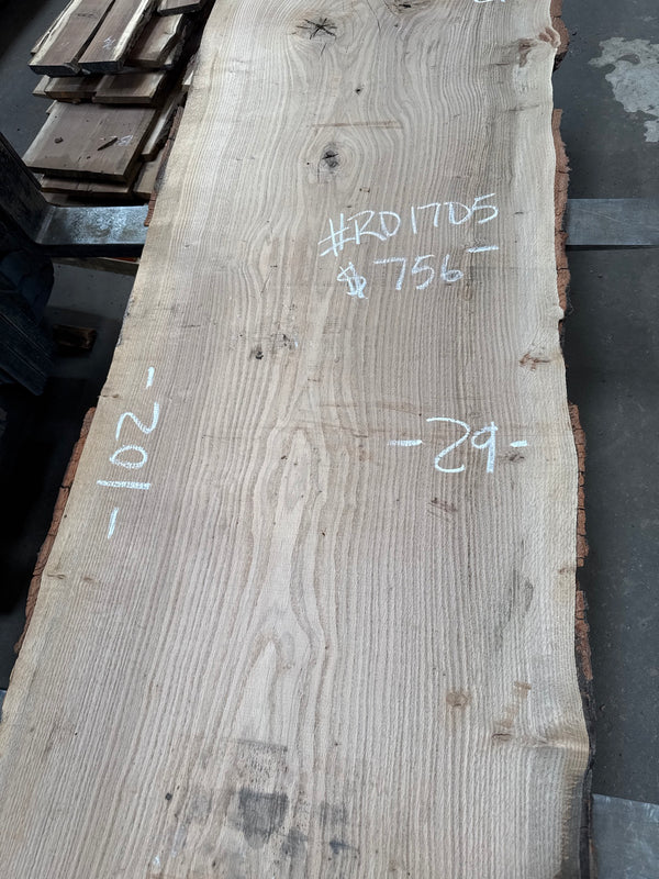 Red Oak live edge slab RO1705 - photo 3
