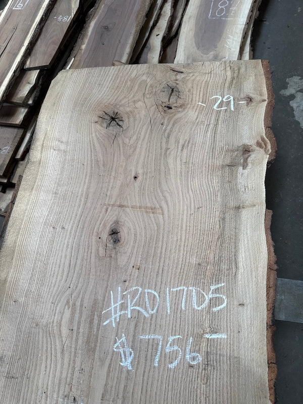 Red Oak live edge slab RO1705 - photo 4