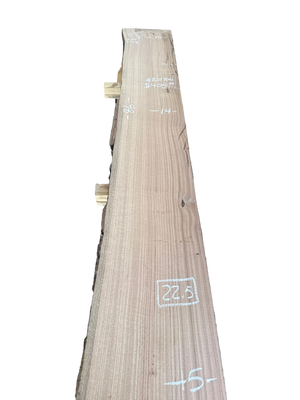 red oak live edge slab #RO1706
