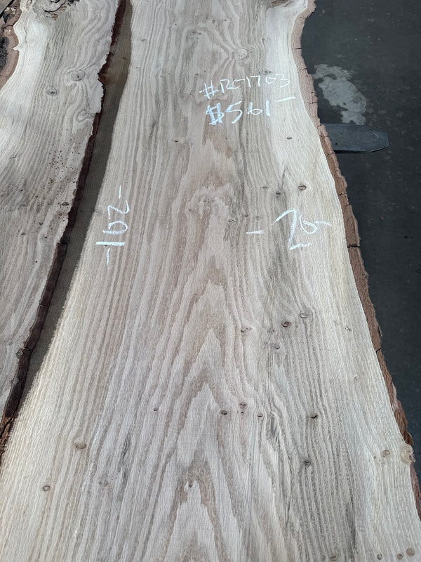 Red Oak live edge slab RO1703 - photo 3