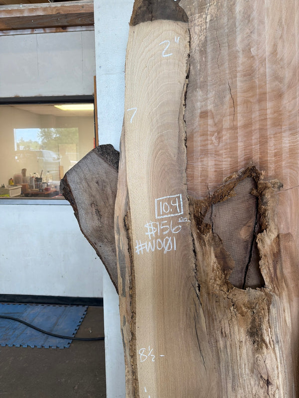 WO01 chalk markings: 10.4 board feet, $156