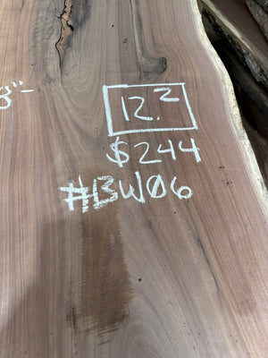 BW06 chalk markings: 12.2 board feet, $244