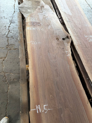 BW1720 chalk markings: 22 board feet, $550
