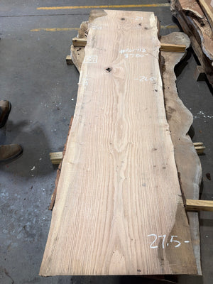 RO1713 red oak slab, full view