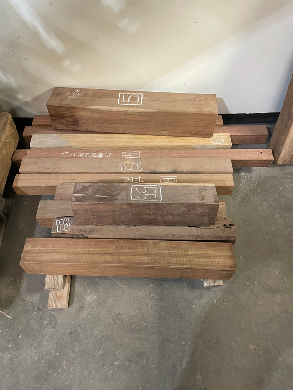 Exotic Hardwood blocks